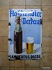 EMAILLESCHILD "Flaschenbier-Verkauf Lambertus Biere"